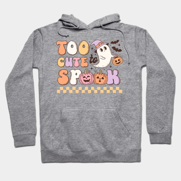 Halloween for women Too cute to spook Hoodie by Positively Petal Perfect 